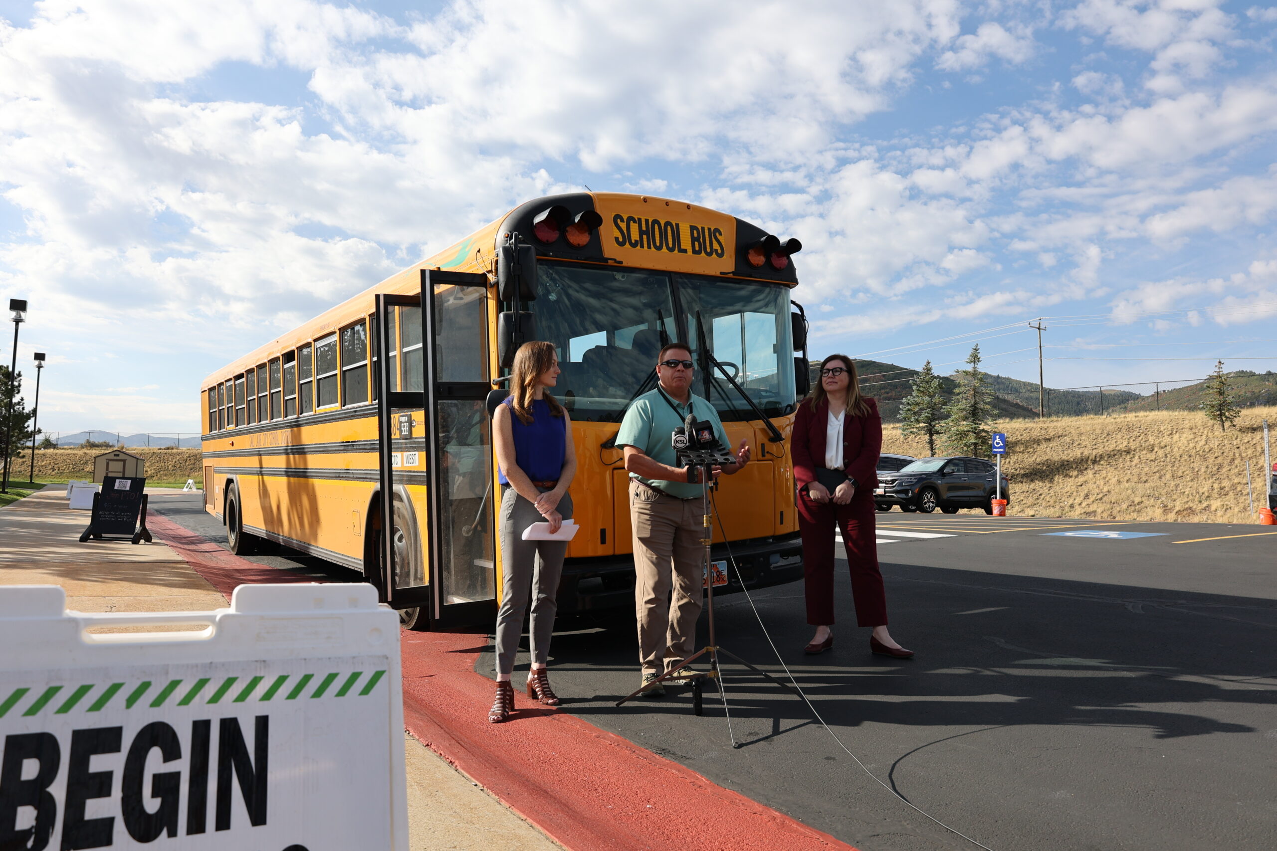 Kelly Watkins, EPA Region 8 Chief of Staff ; Mike Tanner, COO for Park City School District; Kim Shelley, UT DEQ Executive Director at JRES.