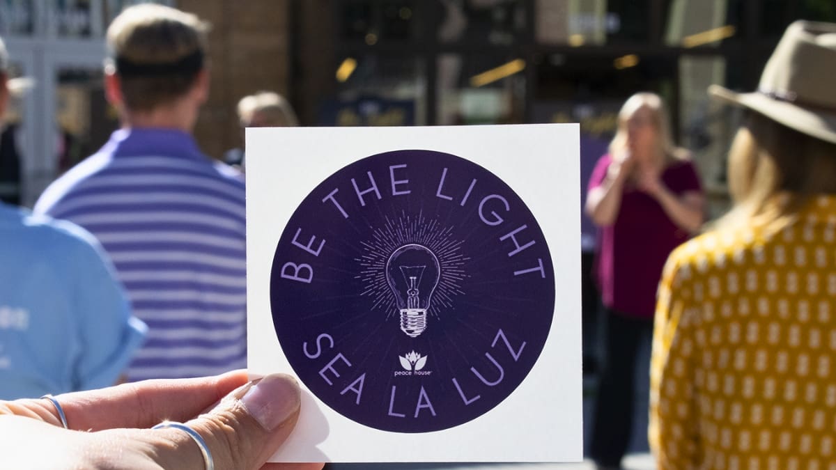 Be the Light // Sea la Luz event in Park City.