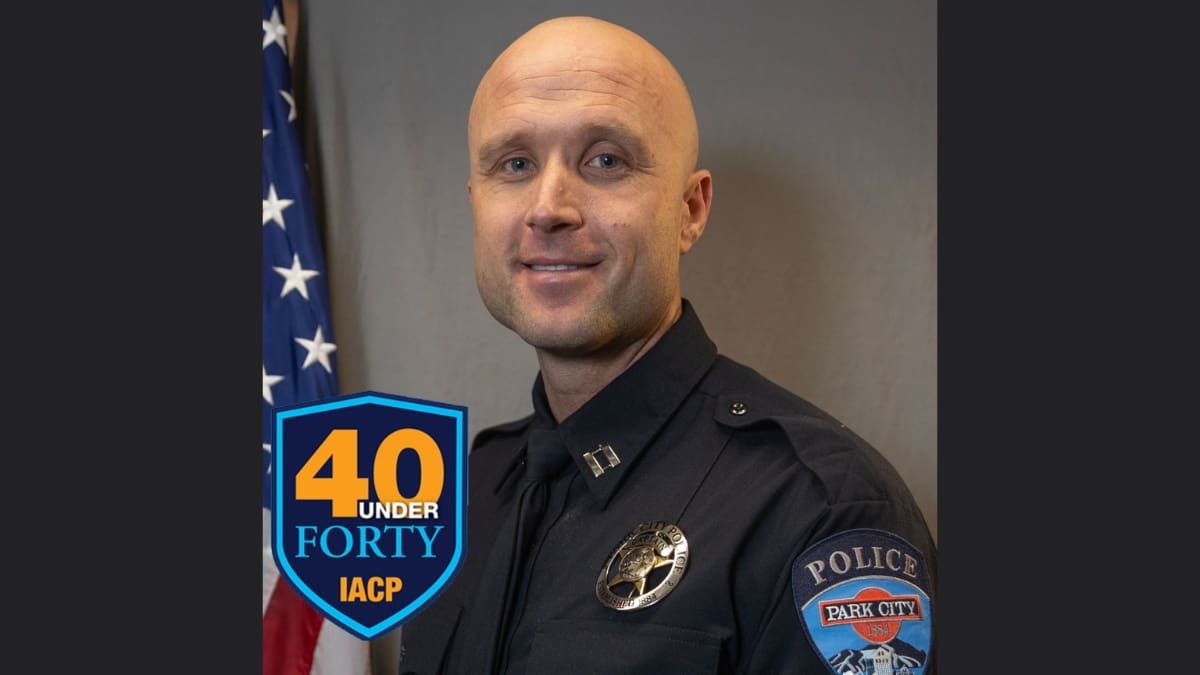 Captain Robert McKinney as won the IACP "40 under 40" award.