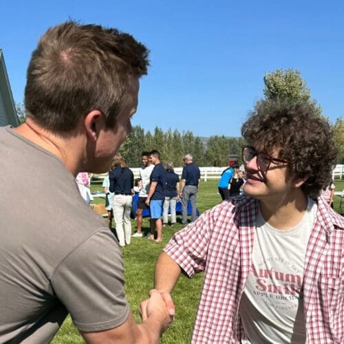 Gaten Matarazzo was the featured guest at the annual Cleft & Craniofacial Family Retreat in Heber on Sept. 14.