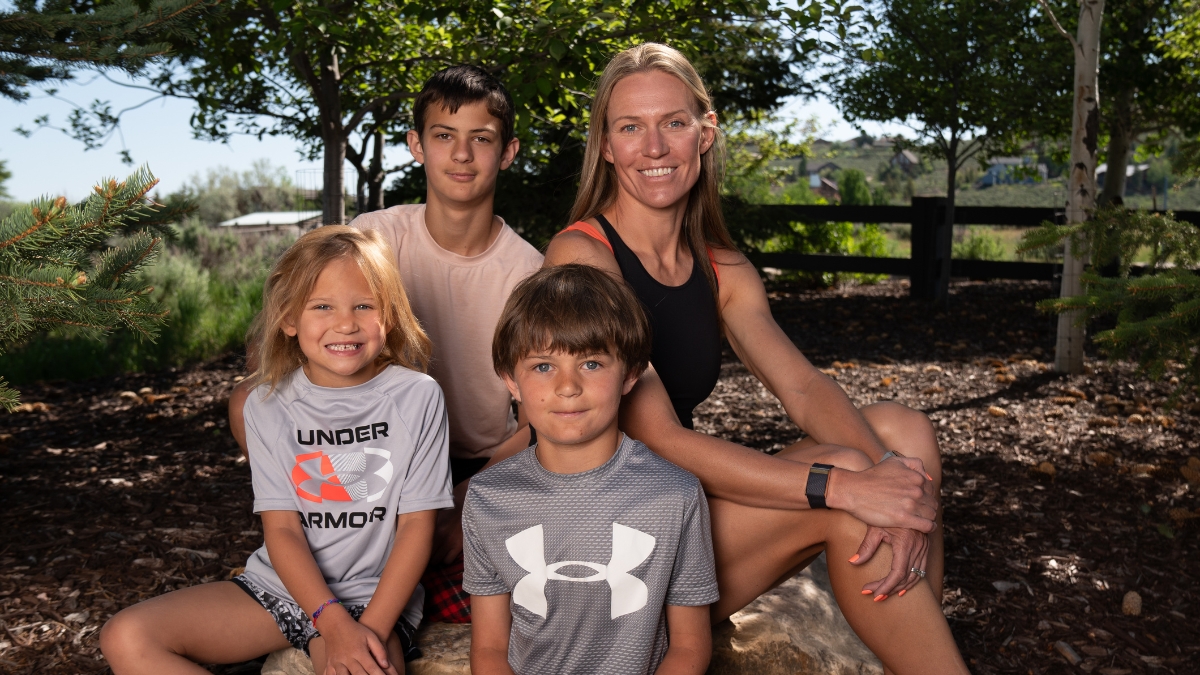 Liis Rametta and her family.