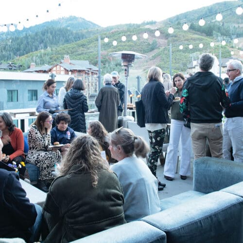 EATS and Summit Gardens fundraiser at the Rooftop Pendry Hotel.