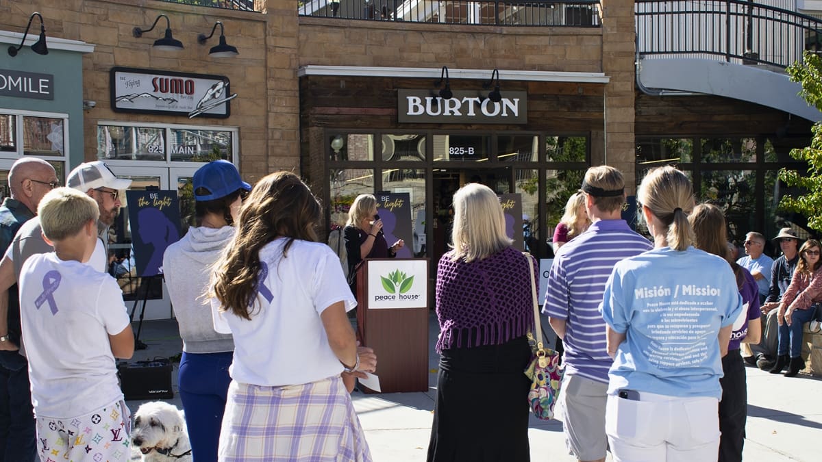 A previous Be the Light event on Main St. in Park City. 