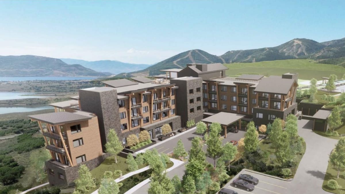 SkyRidge Lodge renderings.