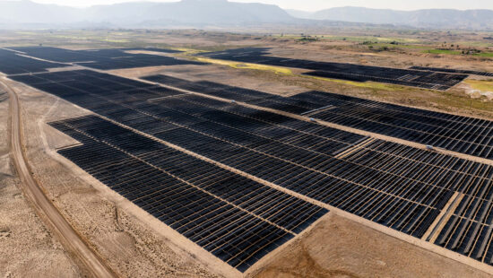 A solar installation in Emery County is pictured on Wednesday, July 31, 2024.