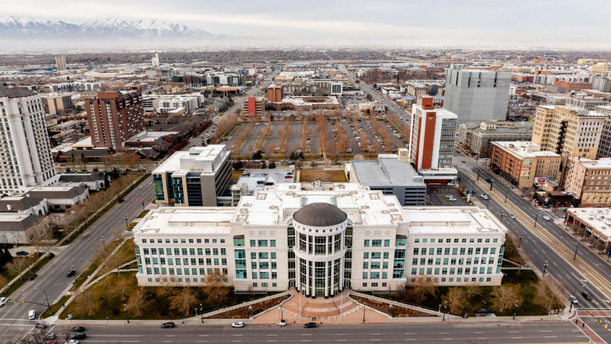 The Matheson Courthouse in Salt Lake City is pictured on Wednesday, January 3, 2024.