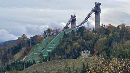 Lake Placid, New York Nordic Ski Jumping Complex where Park City athletes landed on the podium at Nationals.