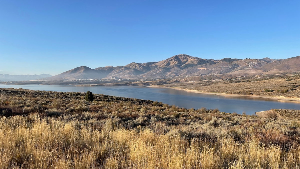 Jordanelle and views of Deer Valley on Oct. 11, 2024.