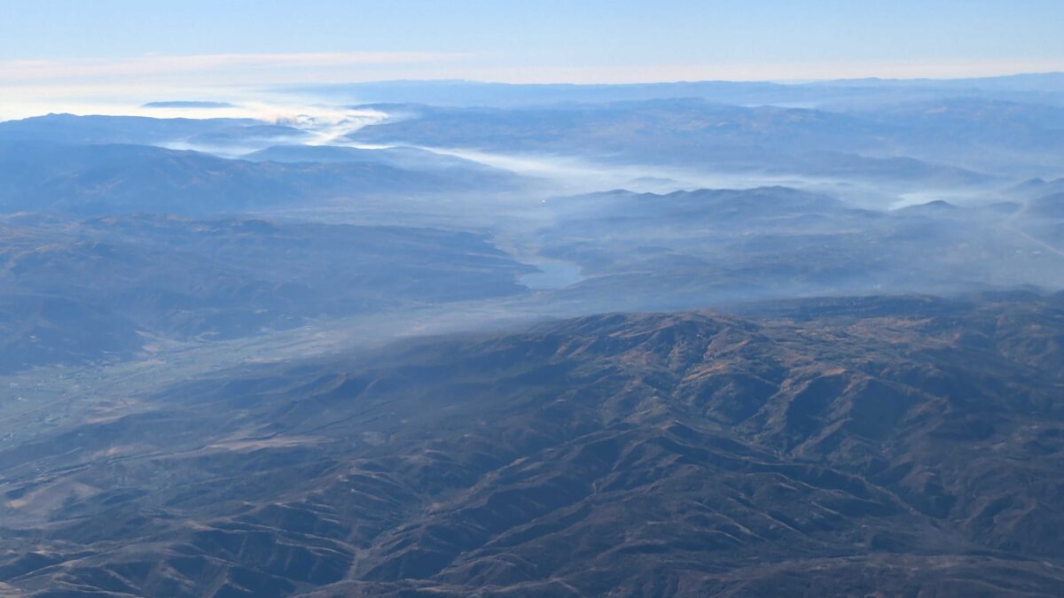 Yellow Lake Fire smoke