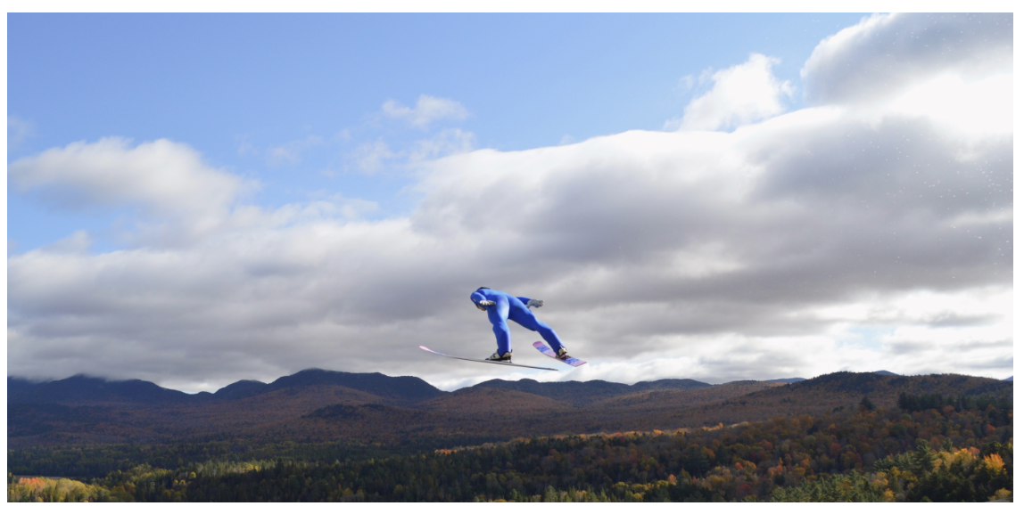 US Nationals Ski Jumping competition in Lake Placid.