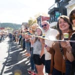 Shot Ski world record, on Main Street, Park City.