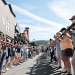 Shot Ski world record, on Main Street, Park City.