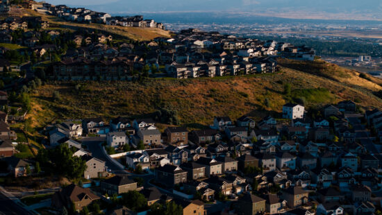 Homes in North Salt Lake are pictured on Monday, July 15, 2024.