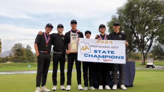 Presenting your 2024 boys golf Utah State Championships representing the Park City High School Miners.