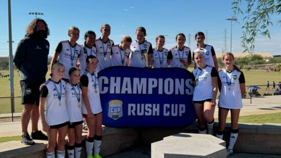 Park City Soccer Club Fall Tournament Champions in Phoenix, Arizona.