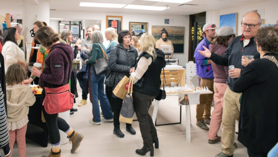 PC Create holiday market opening night