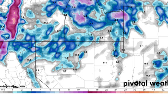 Snow Totals for Nov. 18, 2024