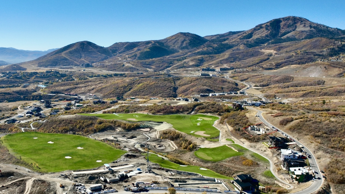 Drone footage of current construction on SkyRidge golf course.