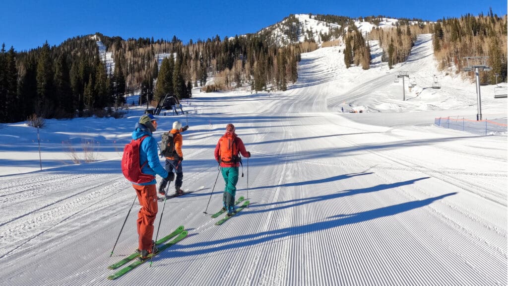 Uphillers enjoy Solitude Resort. (Solitude)