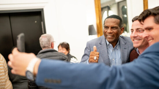 Rep. Burgess Owens, R-Utah, attends at an election night event hosted by the Utah Republican Party in Draper, Tuesday, Nov. 5, 2024.