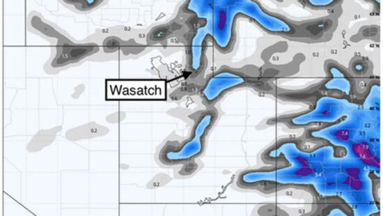 he short term NAM forecast for Utah through Tuesday morning