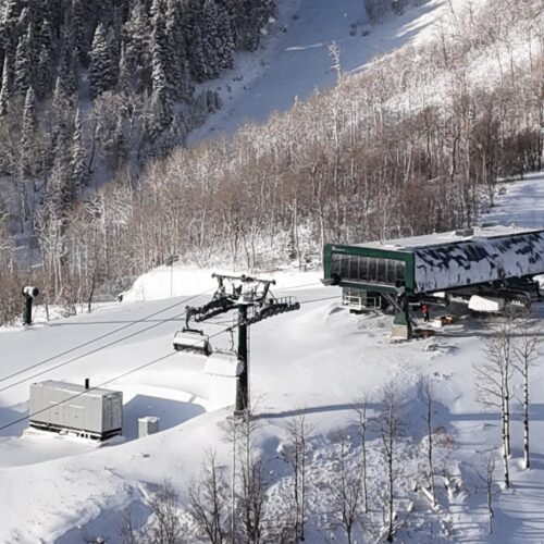 Keetley Express Chairlift at Deer Valley East Village