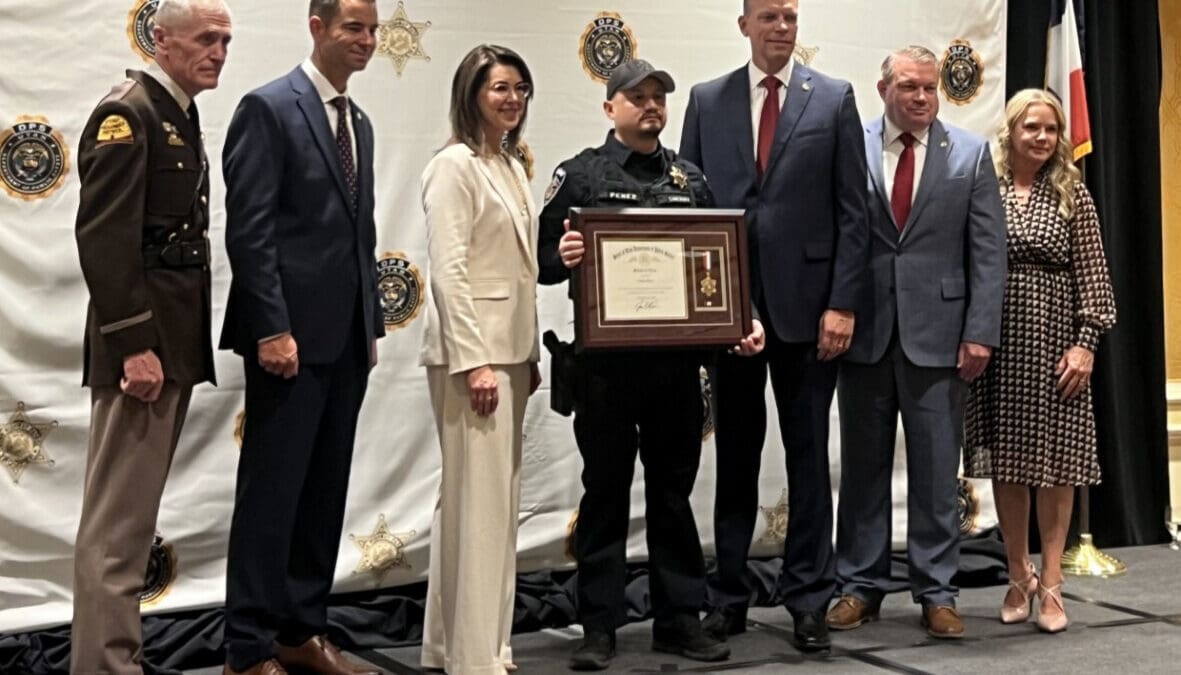 Utah Department of Public Safety awarded SCSO Deputy Perez the Medal of Valor for his heroic actions in July of this year.