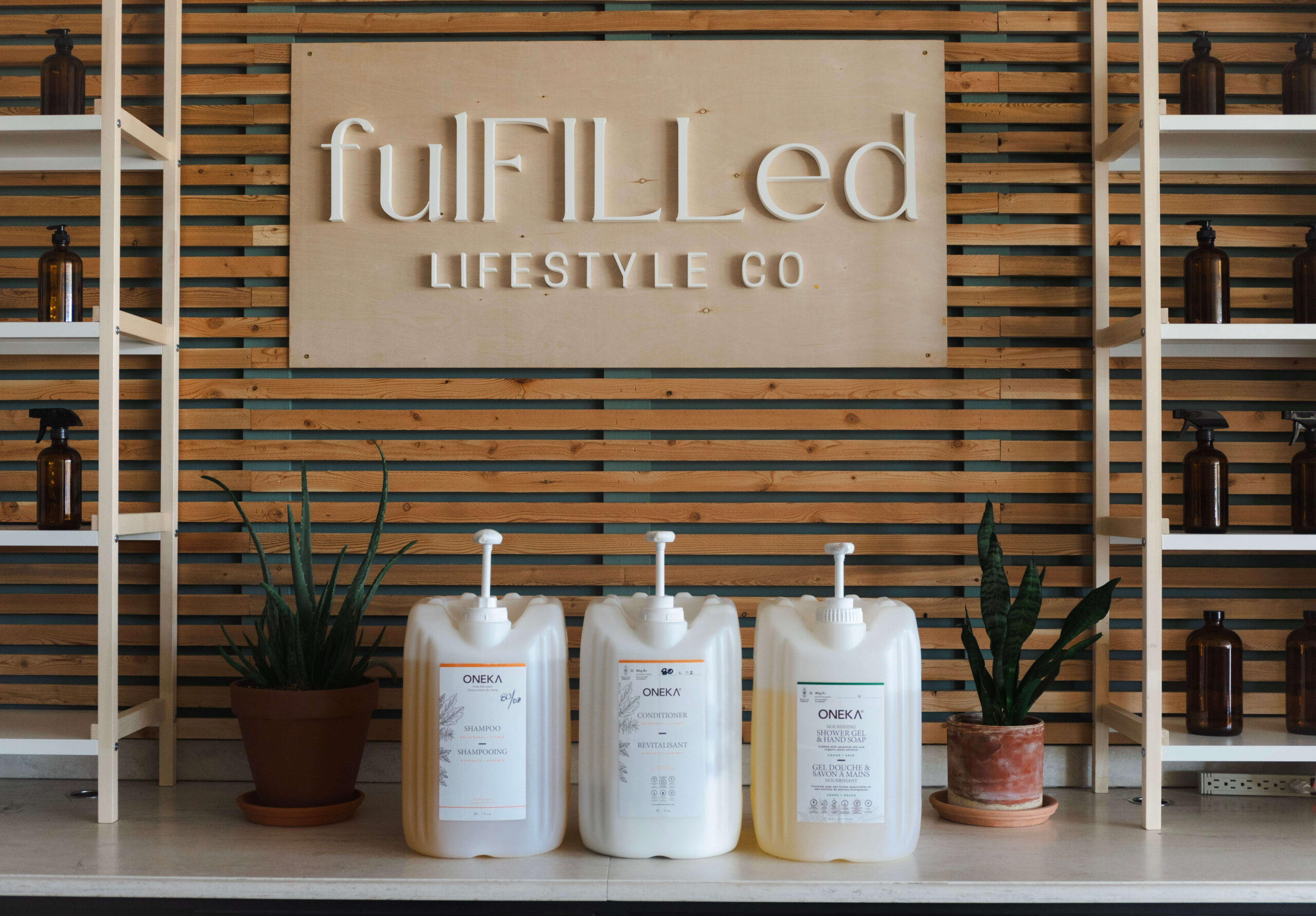 Five-gallon containers for fulFilled Sustainable Tourism Grant program.