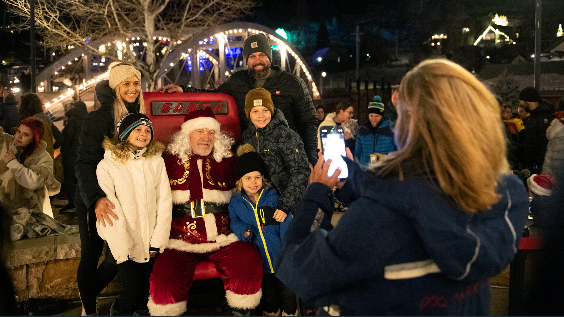 Park City celebrates holidays with torchlight parades, Santa visits, and Main Street festivities
