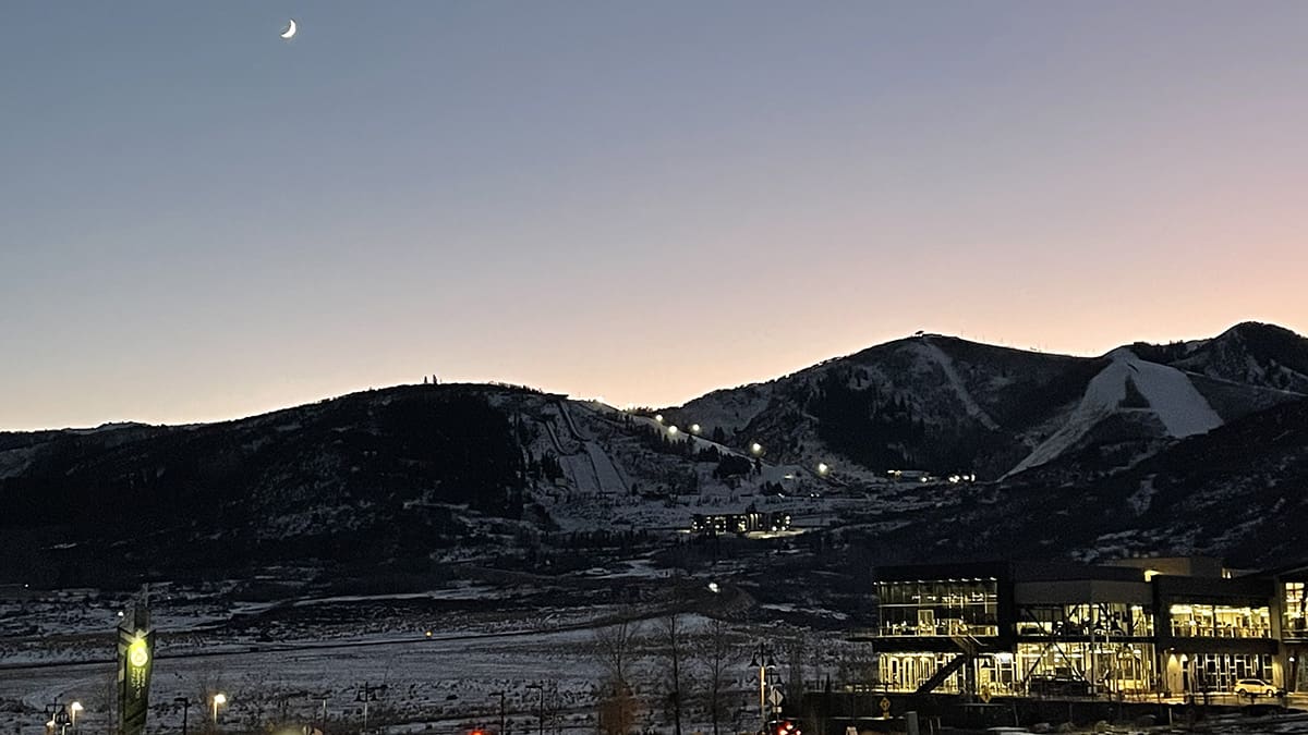 A view of the Skullcandy building, which was purchased by the county this year and a view of the Utah Olympic Park in the vicinity of the proposed Dakota Pacific housing project.