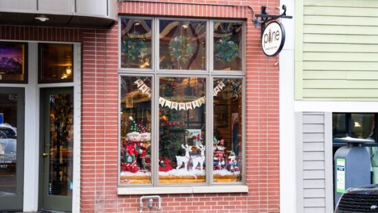 Pine won the first annual Holiday Window Display Contest in 2024.