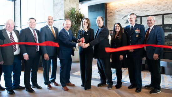 Grand Opening Celebration of the Grand Hyatt, Deer Valley. Ribbon cutting by Lt. Gov Deidre M. Henderson