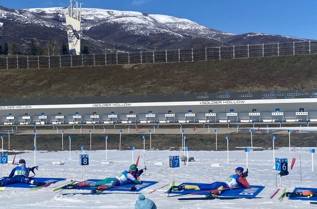 Taken at Soldier Hollow's Biathlon World Cup. Wes Campbell of Team Soldier Hollow not pictured here, has had a big biathlon result in Europe this week.