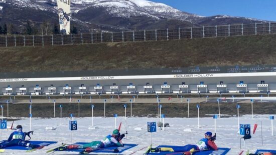 Taken at Soldier Hollow's Biathlon World Cup. Wes Campbell of Team Soldier Hollow not pictured here, has had a big biathlon result in Europe this week.