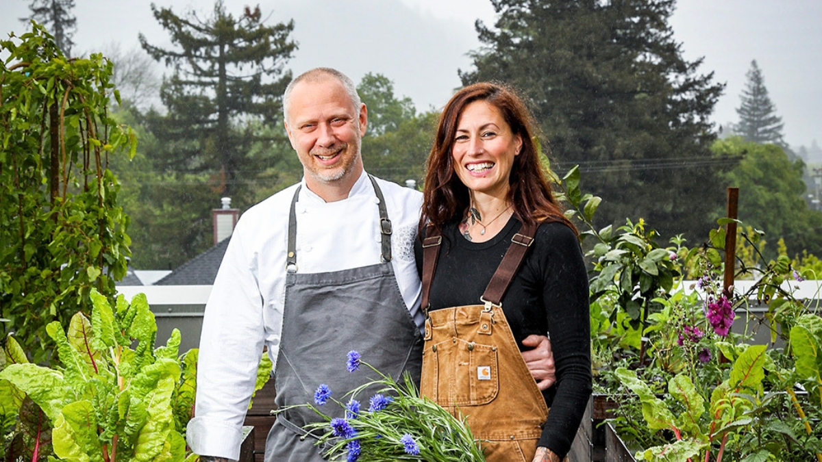 Kyle and Katina Connaughton of SingleThread Farms will be heading an immersive experience this February at the Blue Sky Lodge.