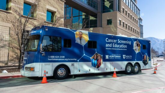 Huntsman Cancer Institute's new Mobile Screening Clinic was unveiled Thursday, Jan. 9 with a ceremony in Payson, Utah on Jan. 13.