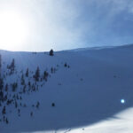 South Monitor bowl along the Park City ridgeline in March of 2017.