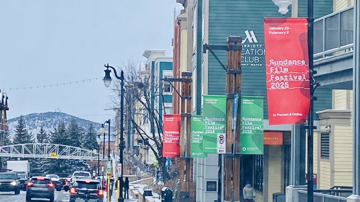 Sundance Film Festival 2025 on Main Street in Park City.