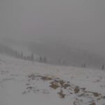 Views of the storm from the top of Crescent webcam from Park City Mountain.