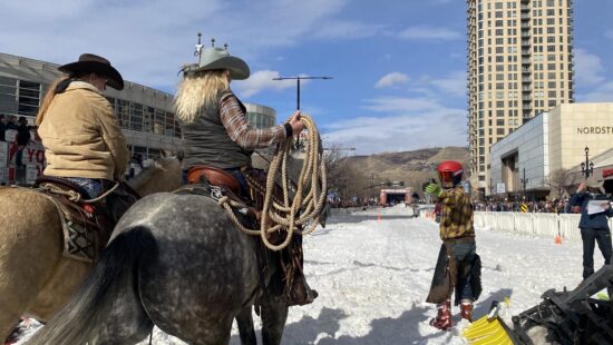 Salt Lake City hosts skijoring.