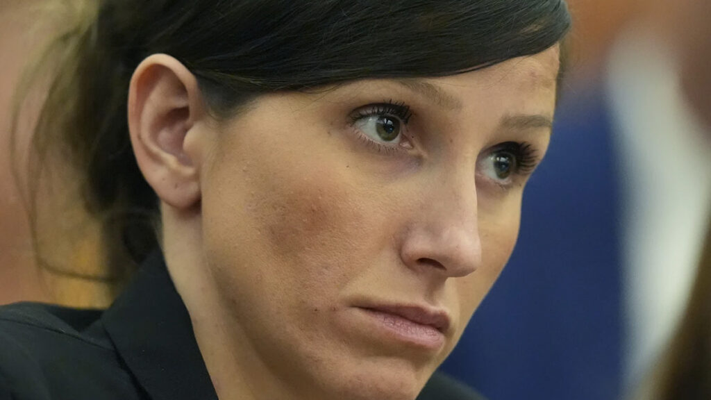 Kouri Richins looks on during a hearing held Monday, August 26, 2024 in Park City, Utah.