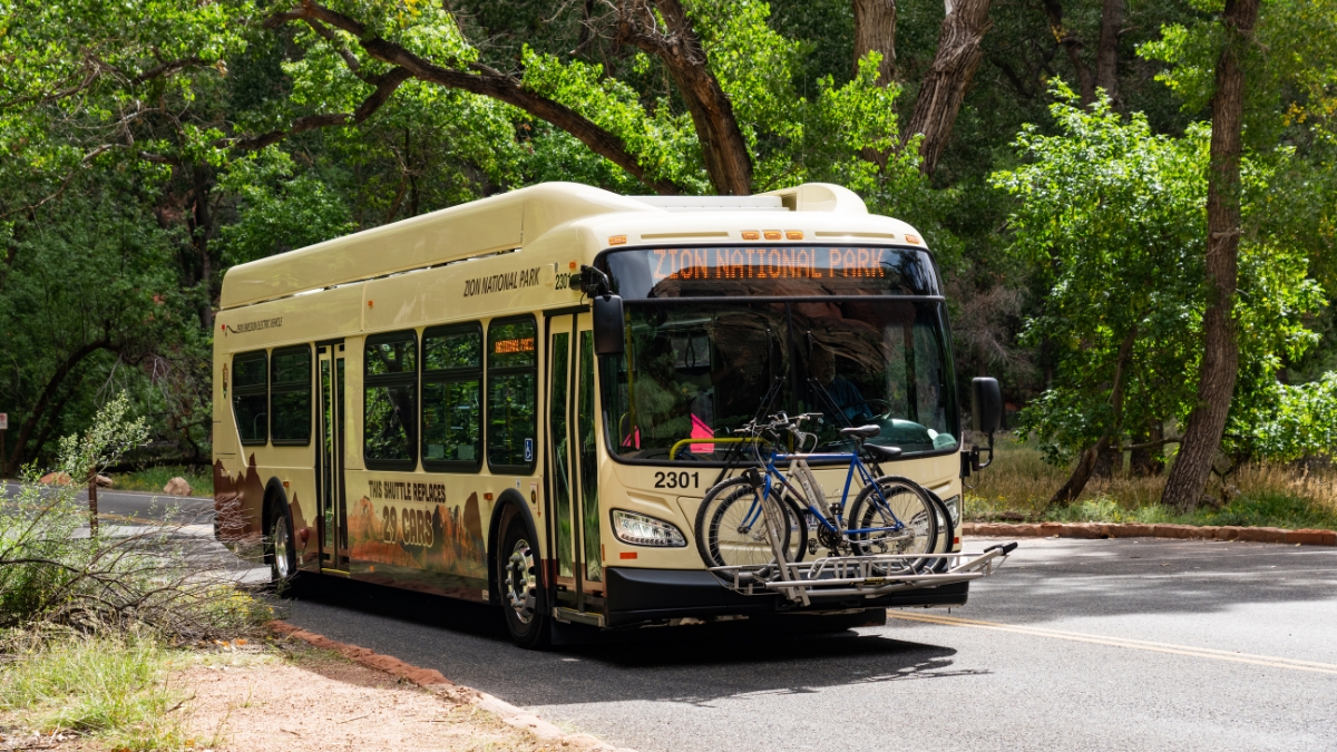 Zion's shuttle service opens March 2 for the 2025 season.