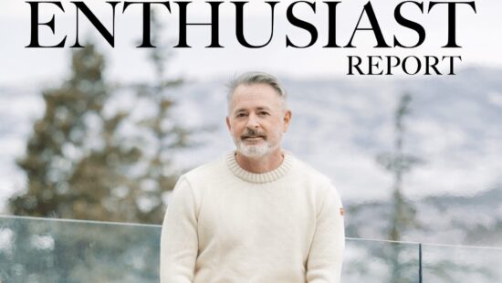 Local distiller, Rob Sergent, is the first non-celebrity to be featured on the cover of Enthusiast Report magazine.