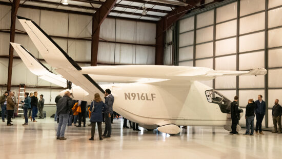 Beta Technologies unveils their new electric aircraft at Heber City Municipal Airport