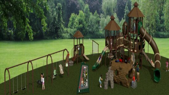 Coyote Springs playground rendering.