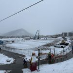 TCFC has fenced off 50% of the Cabriolet lot as construction begins on the 1,840-unit parking garage.