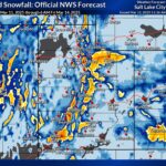 Expected Snowfall through 6 a.m. Friday March 14