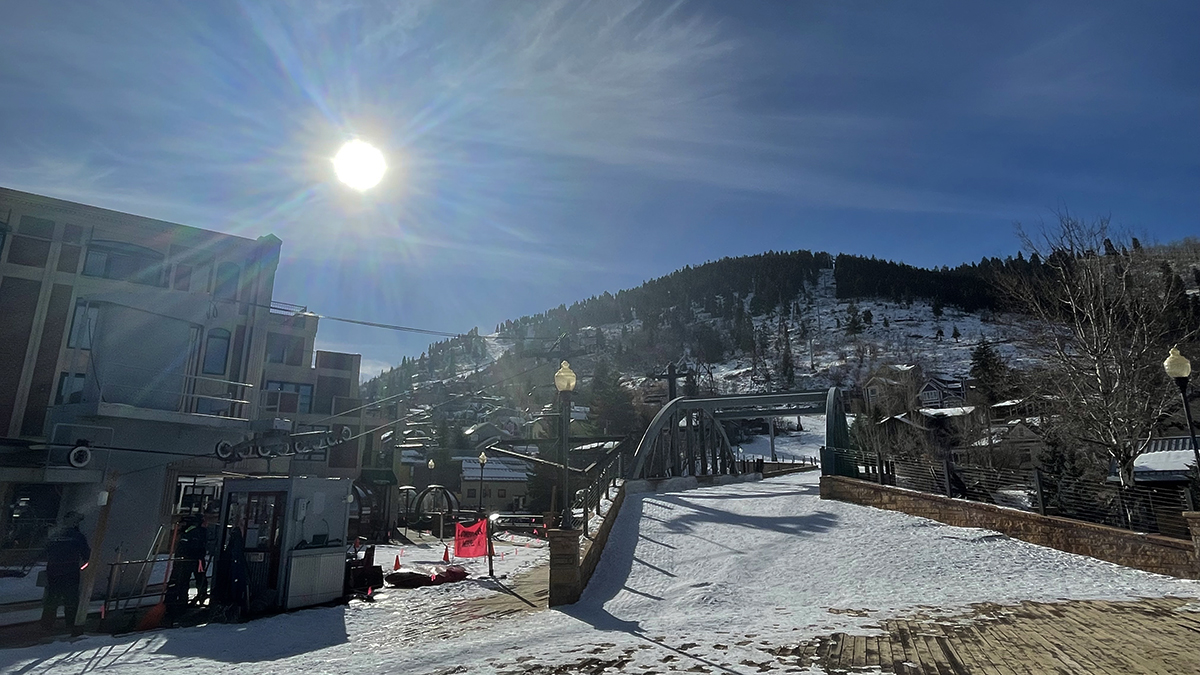 The Town Lift plaza photographed on Dec. 18, 2025.