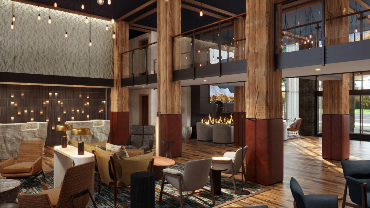 Renderings of the upcoming remodel for Hotel Thaynes.