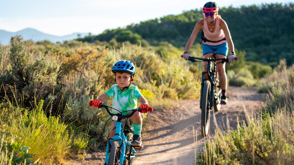 Trailside bike park.